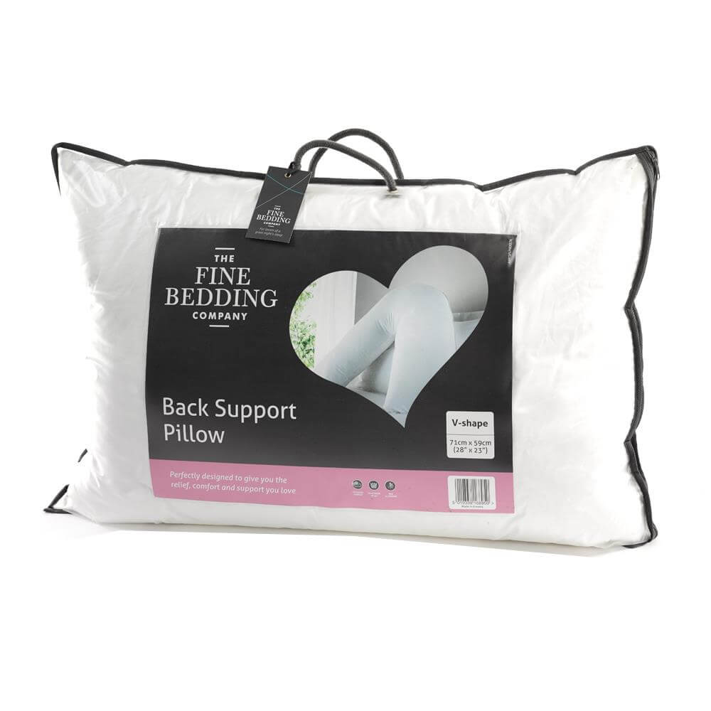 Fine Bedding Company Back Support V Shape Pillow